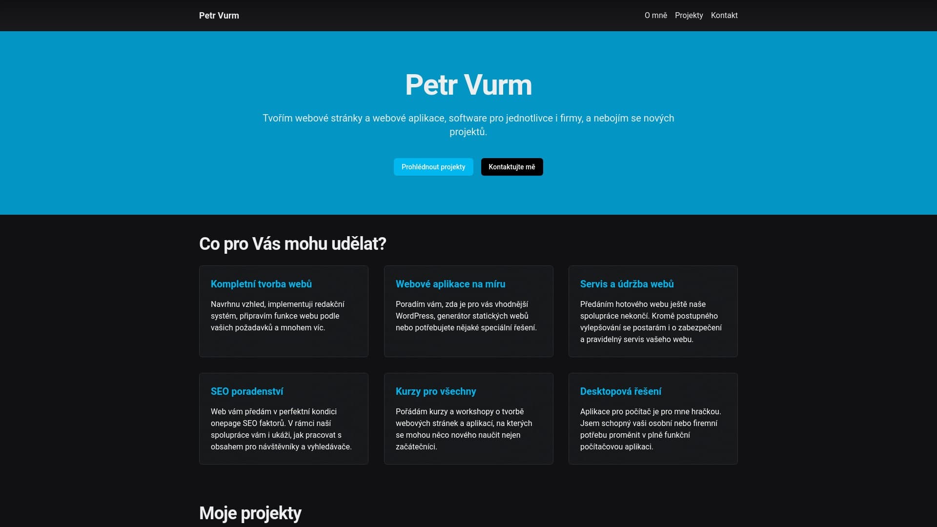 Náhled projektu Petr Vurm